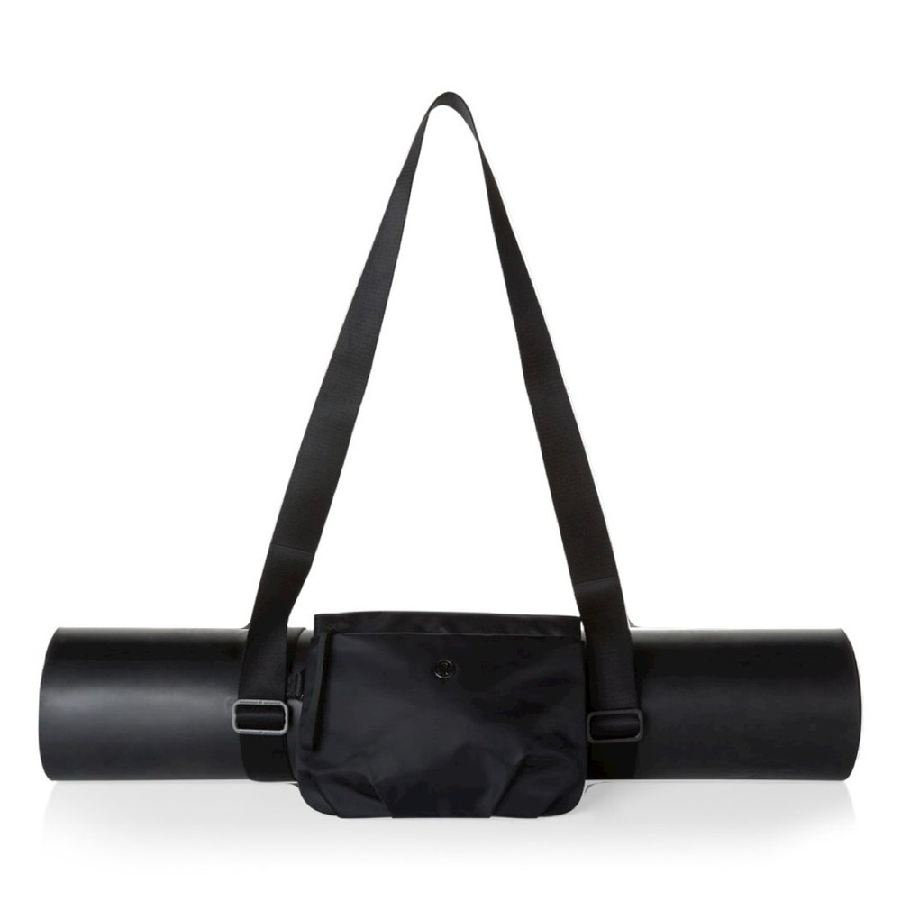 lululemon athletica Black Yoga Mat Carrier with Pouch